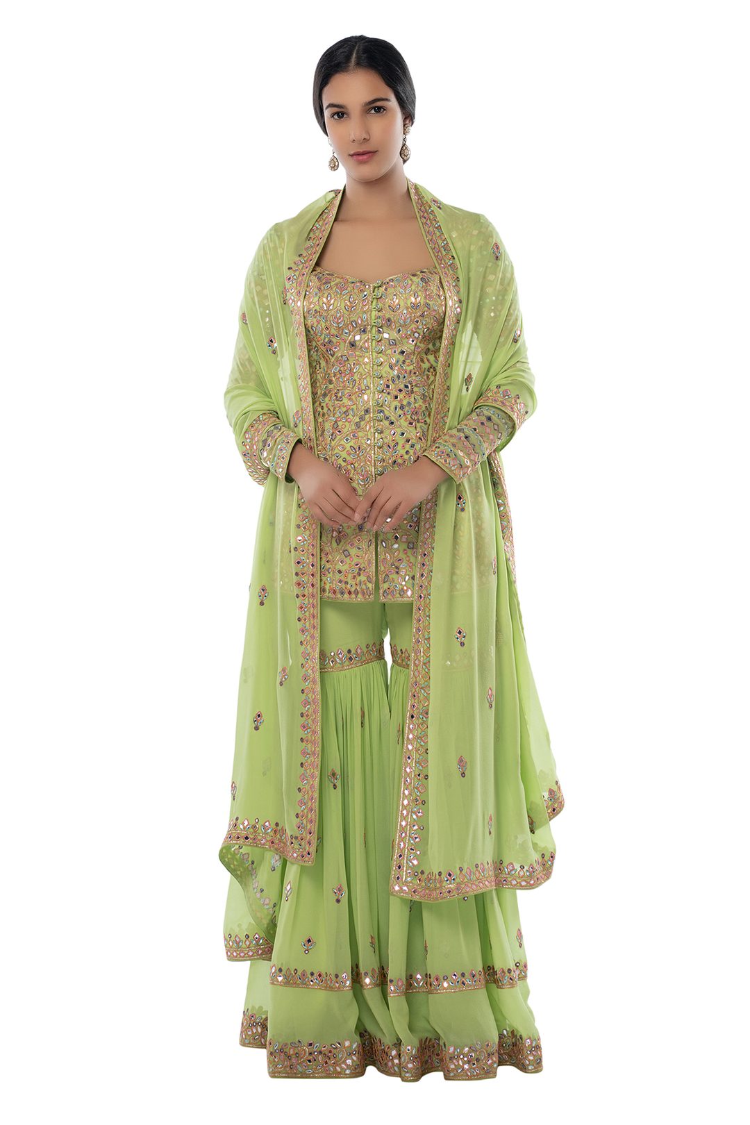 Pista Green Gharara