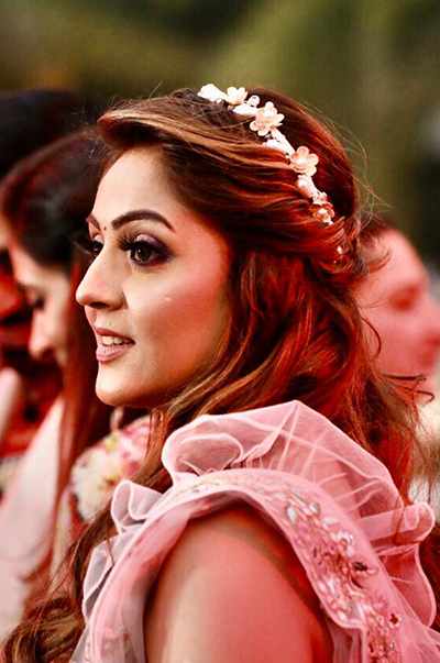Eisha Dewan In A Customized Tamanna Punjabi Kapoor Bridal Outfit
