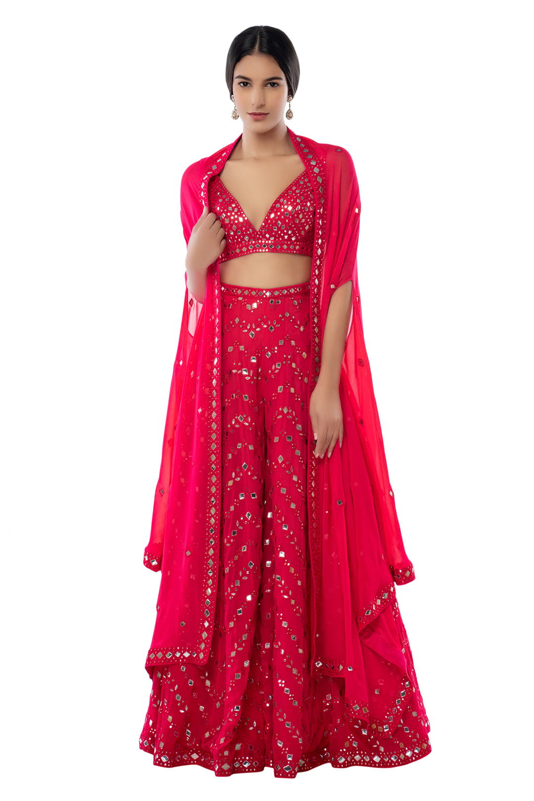 Pink High Waist Sharara
