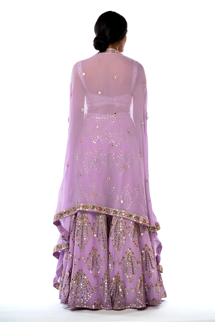 Lavender High Waist Sharara