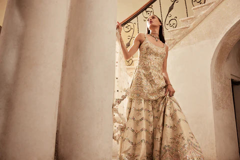 The Timeless Grace of Sharara, Gharara, and Sarees: A Fashionable Journey with Tamanna Punjabi Kapoor