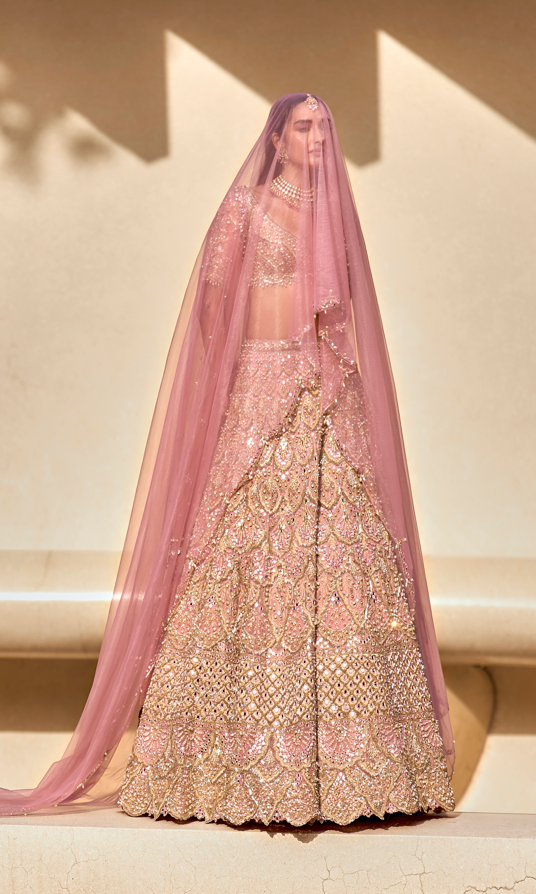 Rose Pink Lehenga Set