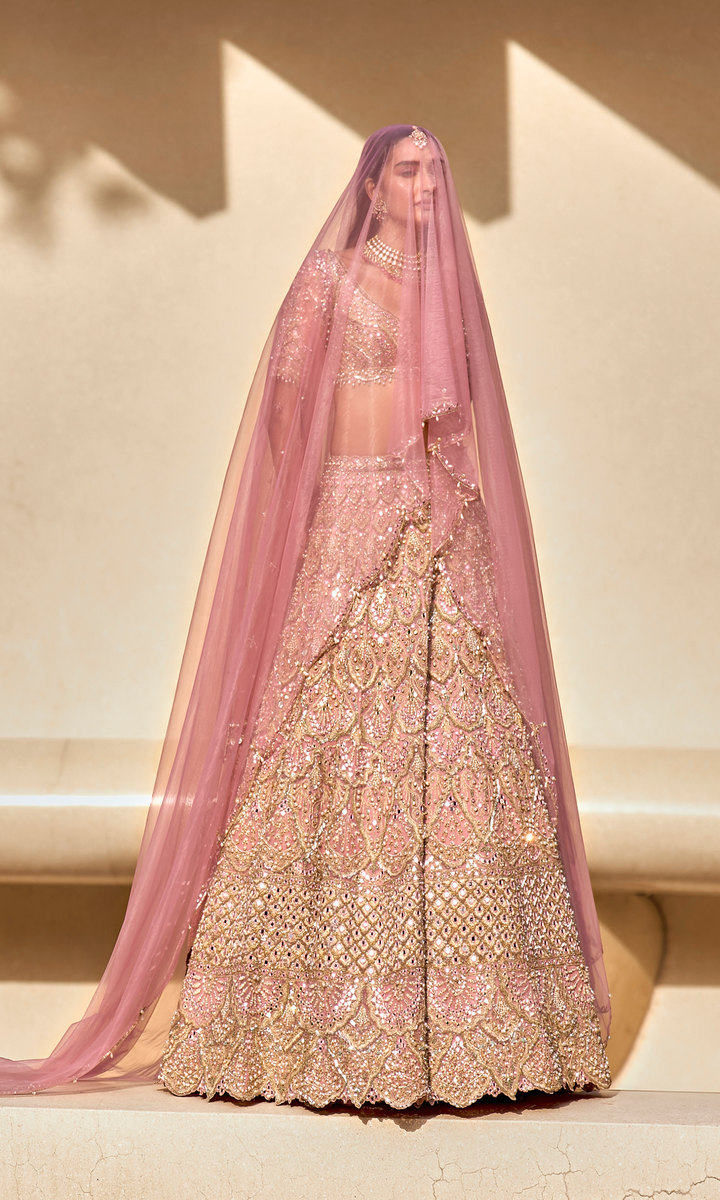 Rose Pink Lehenga Set