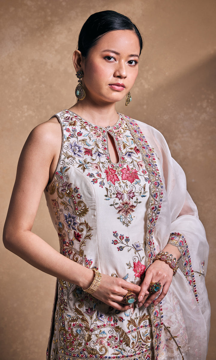 Ivory Sharara Set