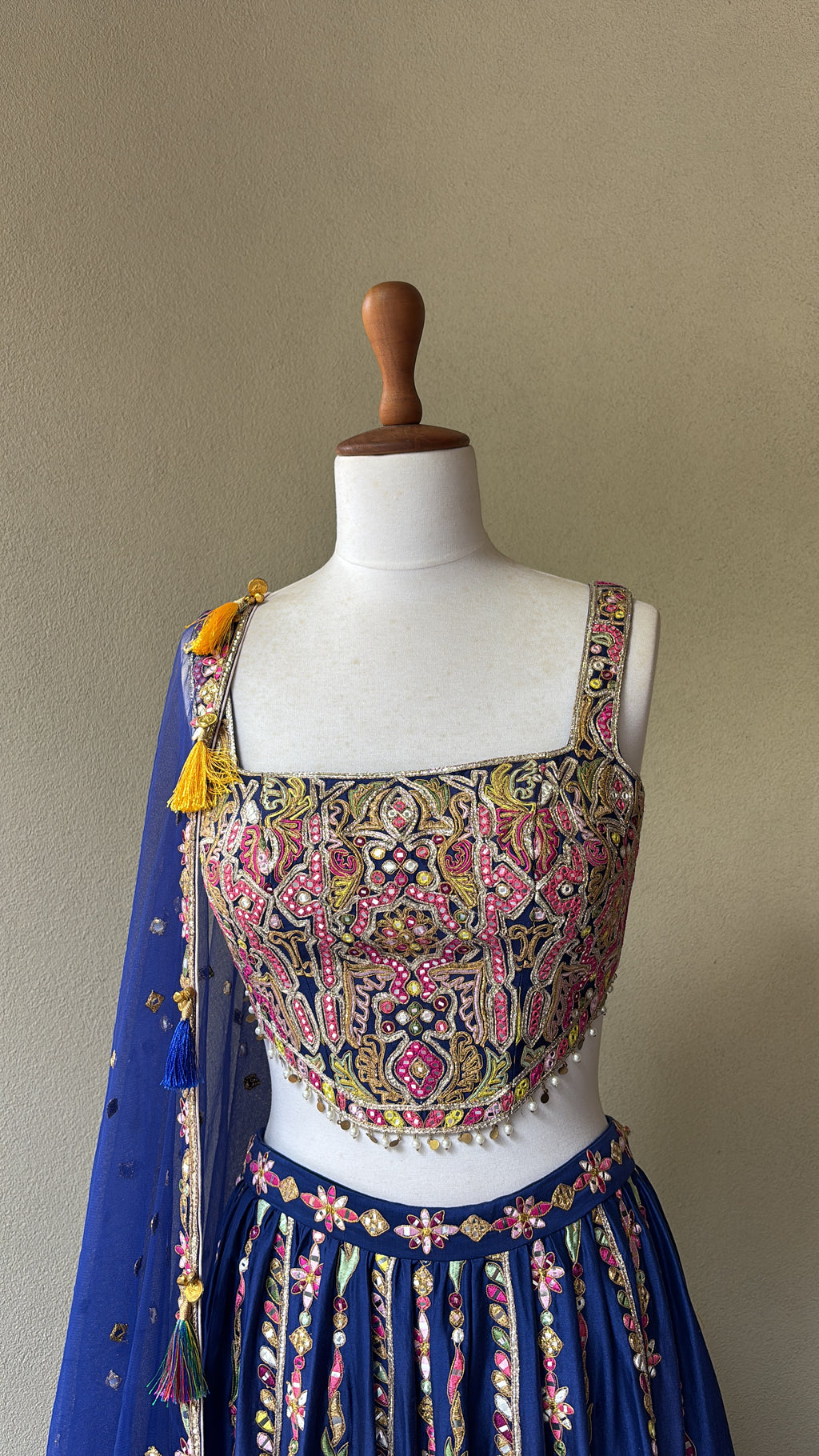 Royal Blue Lehenga Set