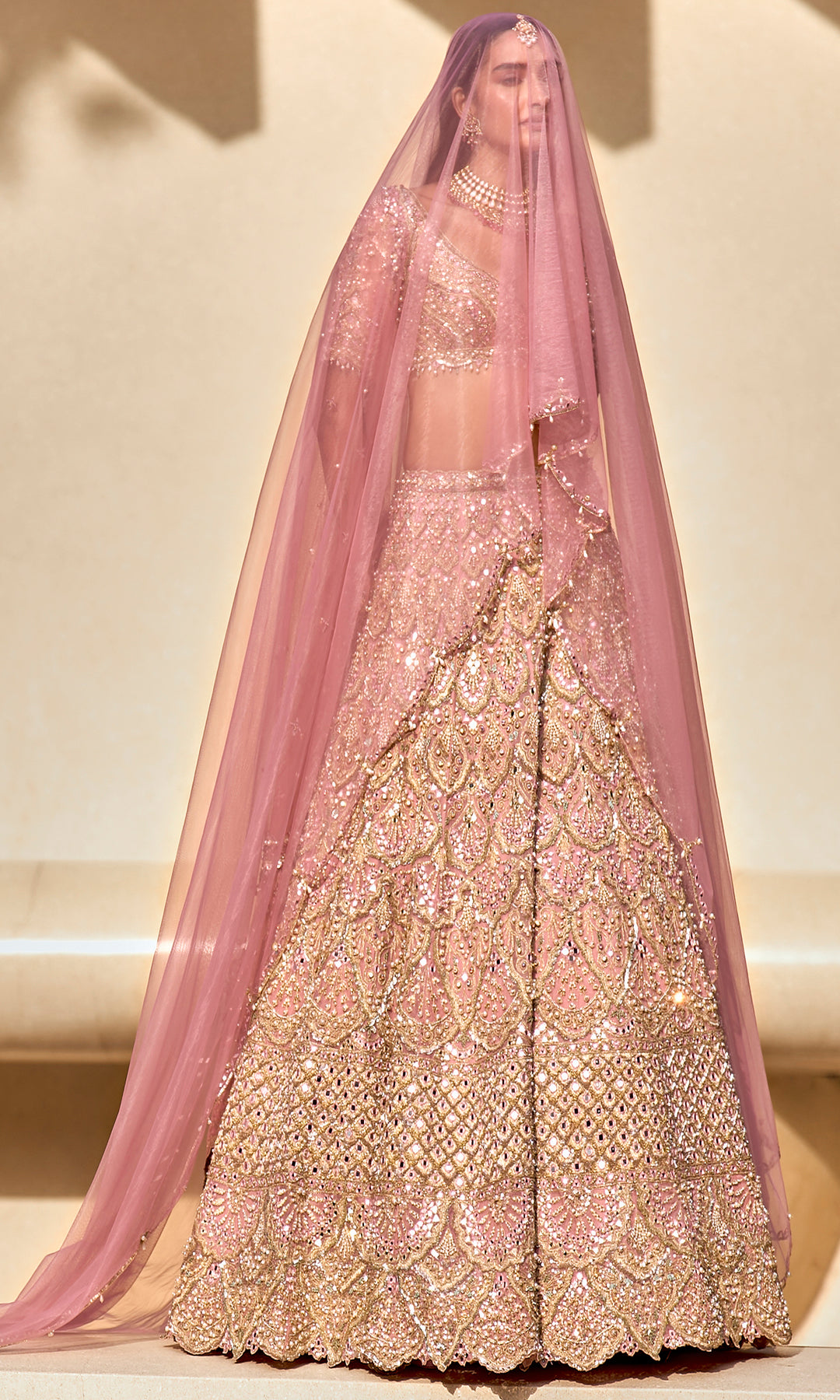 Rose Pink Lehenga Set