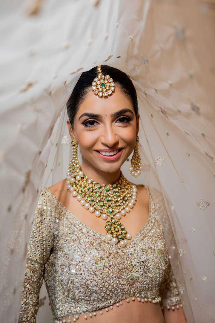 SNEHA BHATIJA IN OUR SERENADE MIRROR EMBROIDERED LEHENGA SET