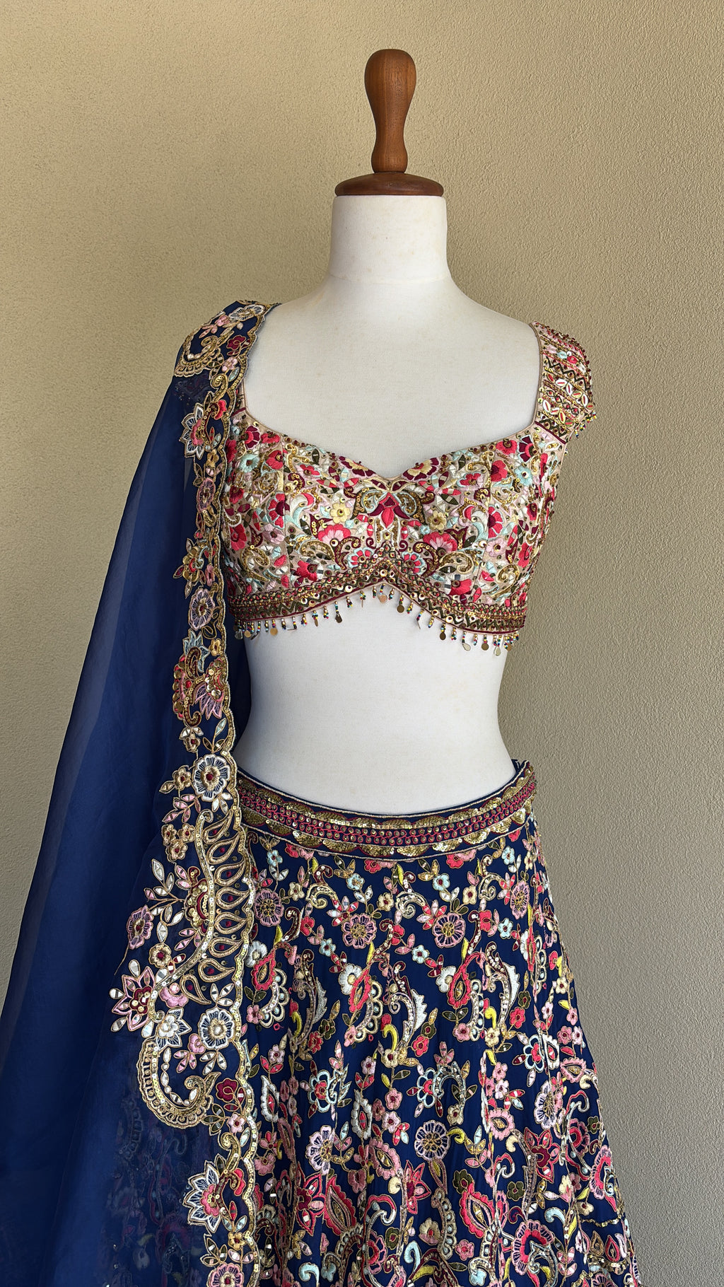 Royal Blue Lehenga Set