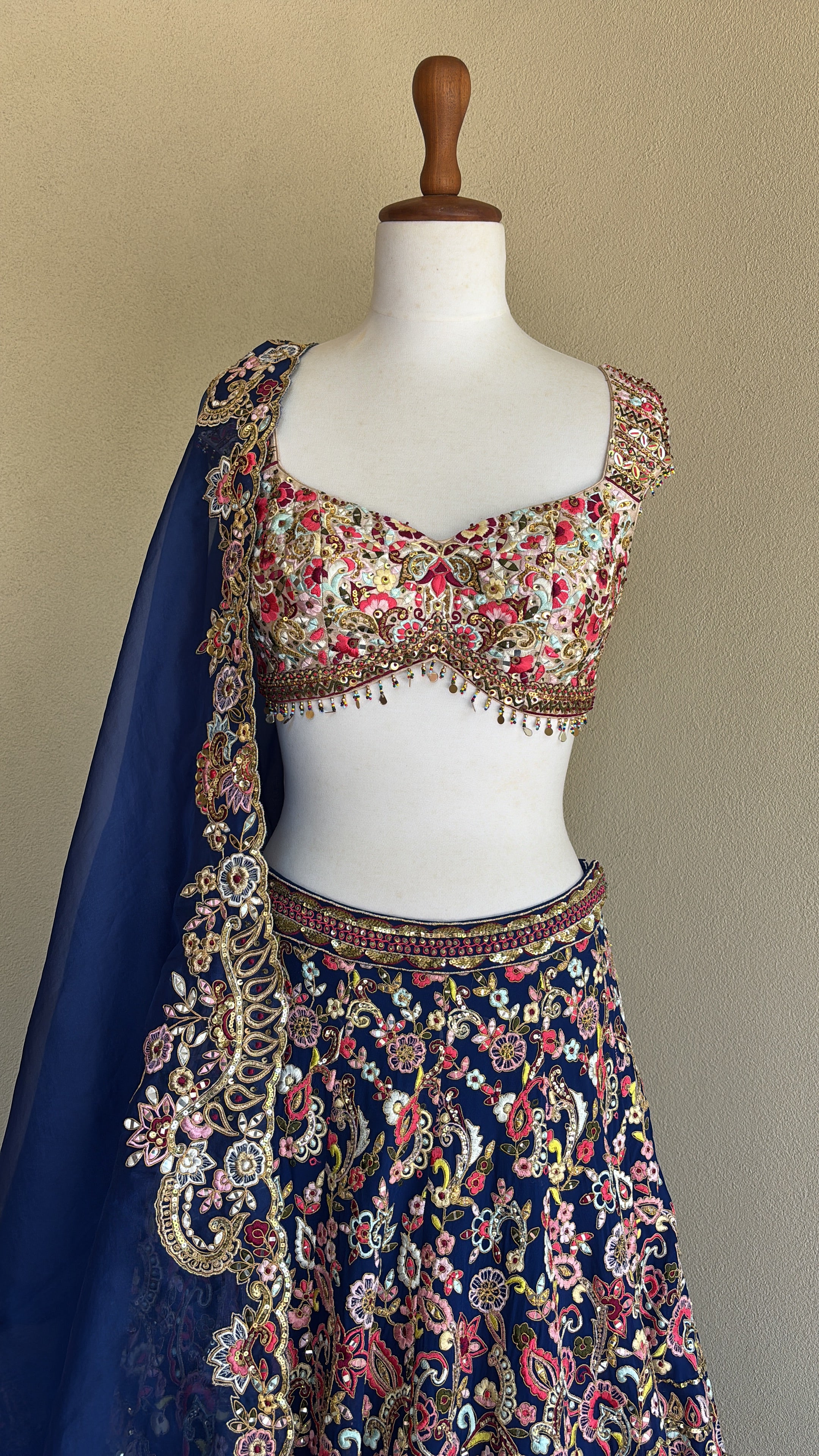 Royal Blue Lehenga Set