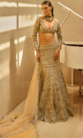 Nude Peach Lehenga Set