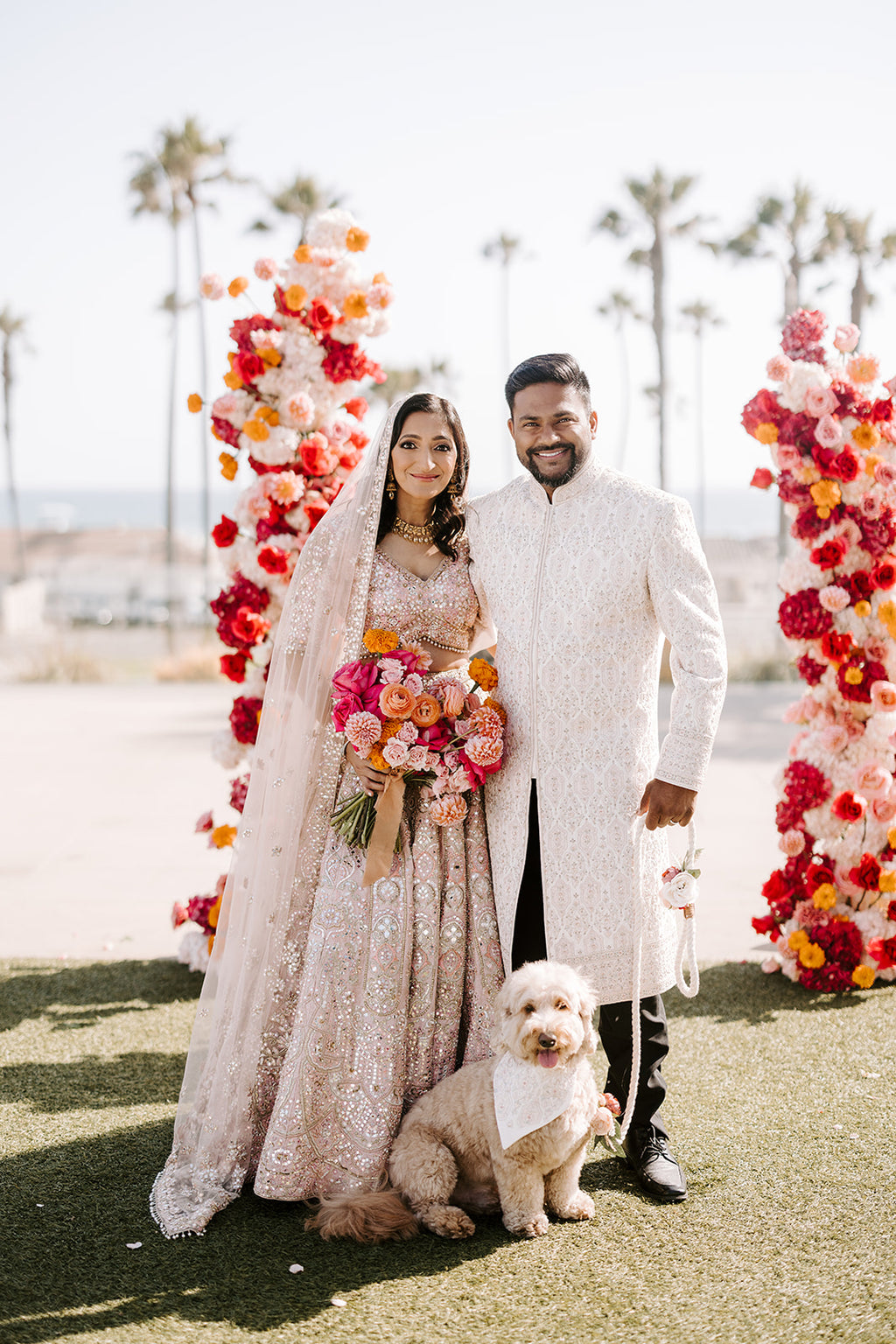 Sunaina Sehwani In Our Rose Pink Mirror Lehenga