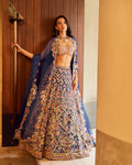ROYAL BLUE LEHENGA SET