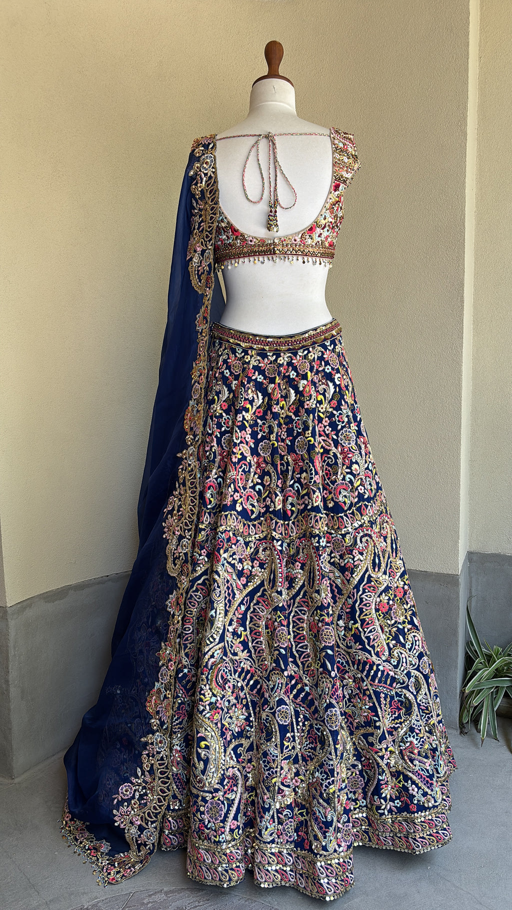 Royal Blue Lehenga Set