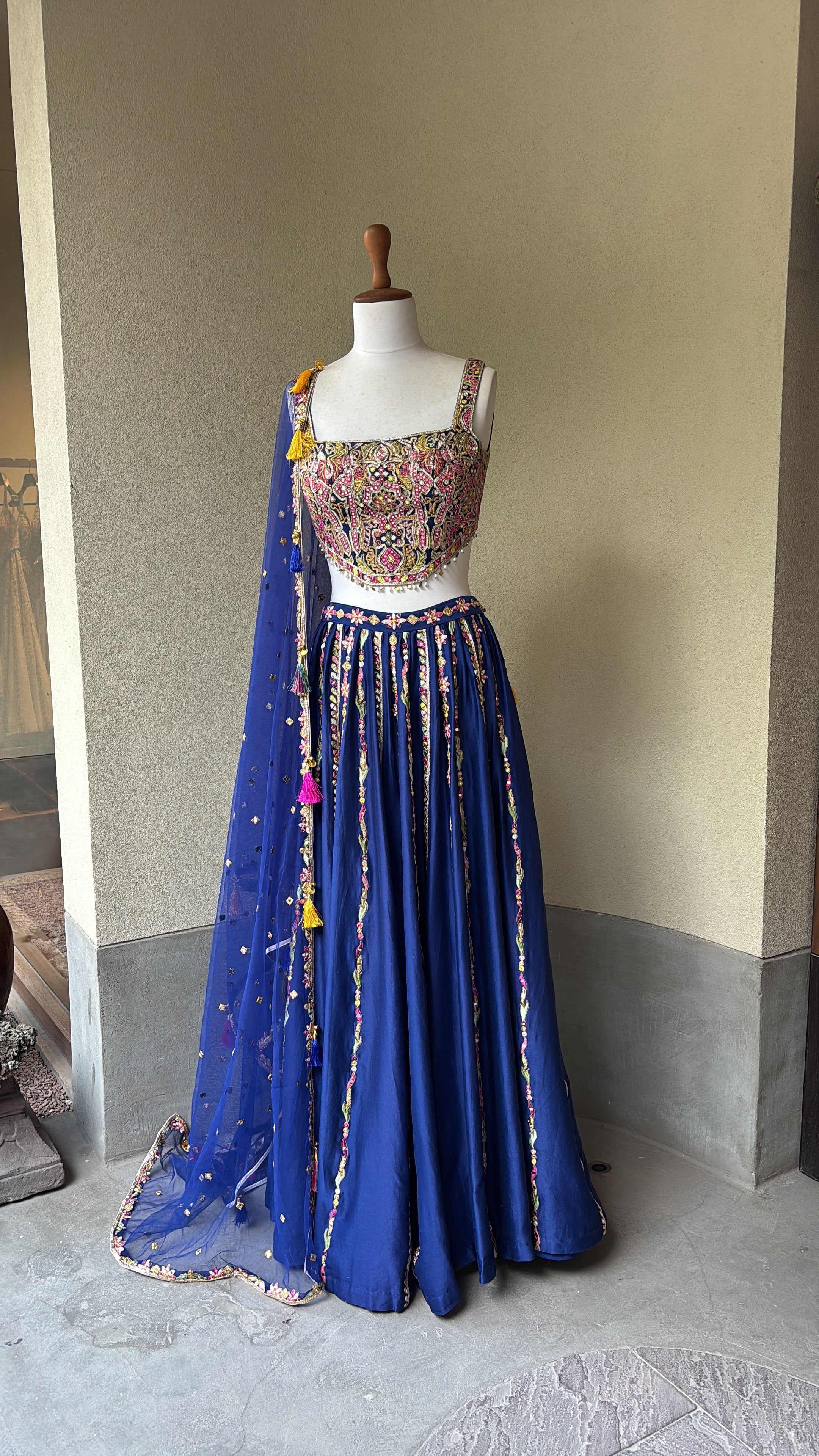 Royal Blue Lehenga Set