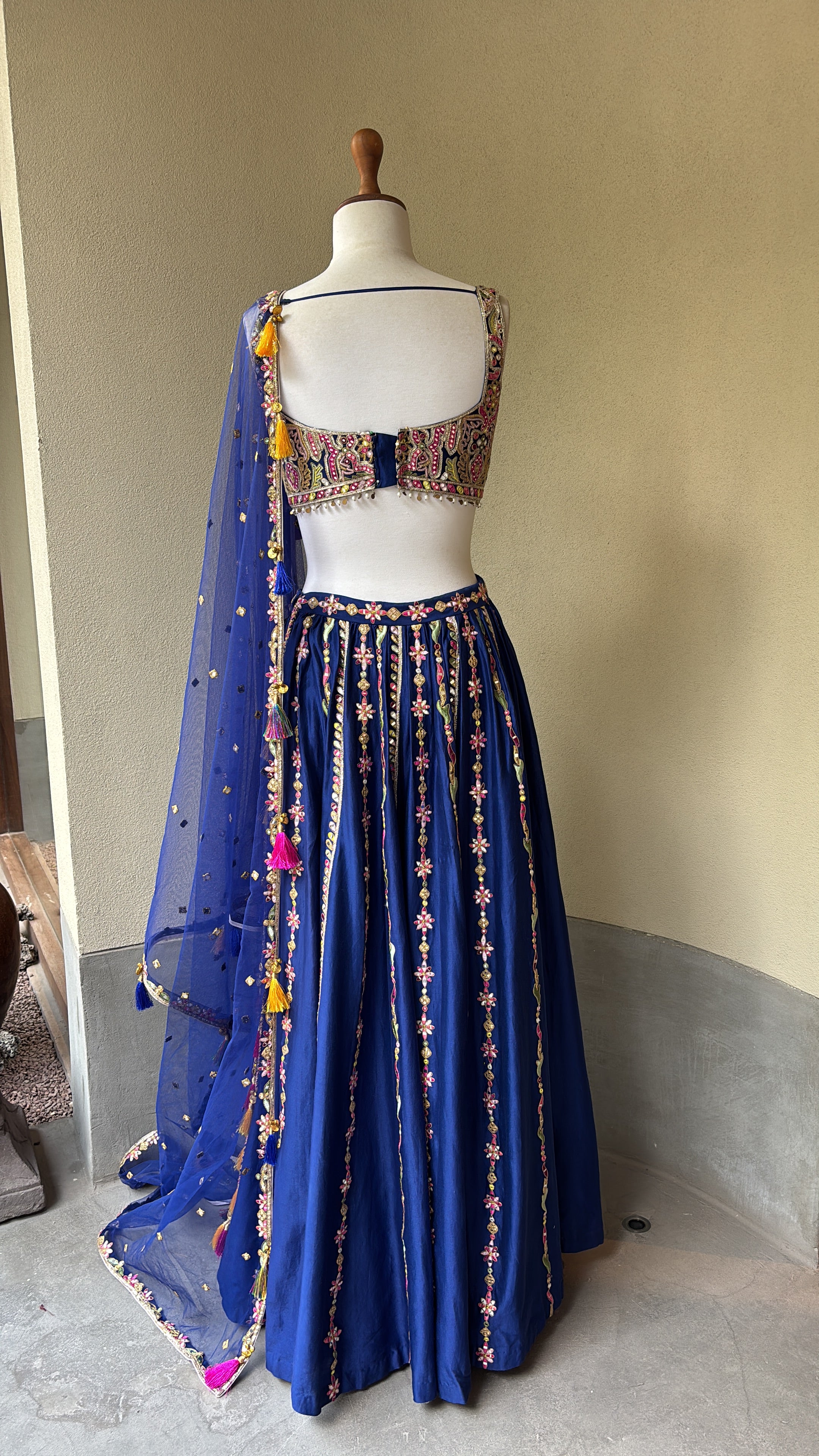 Royal Blue Lehenga Set