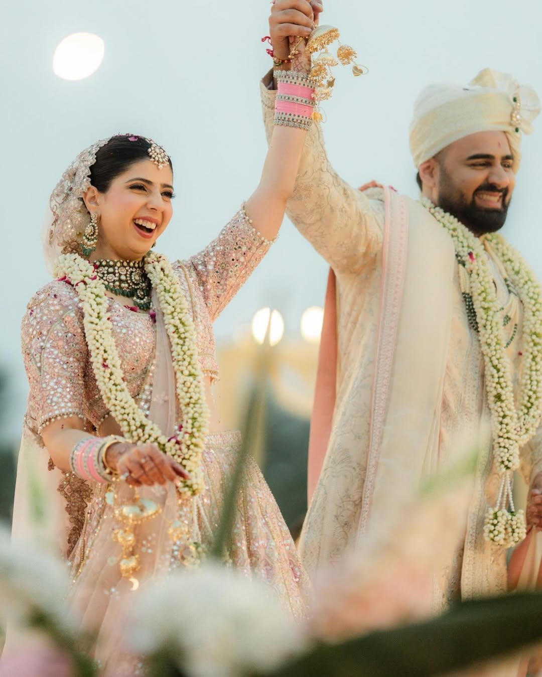 Tanisha Katyal In Our Serenade Rose Pink Mirror Lehenga