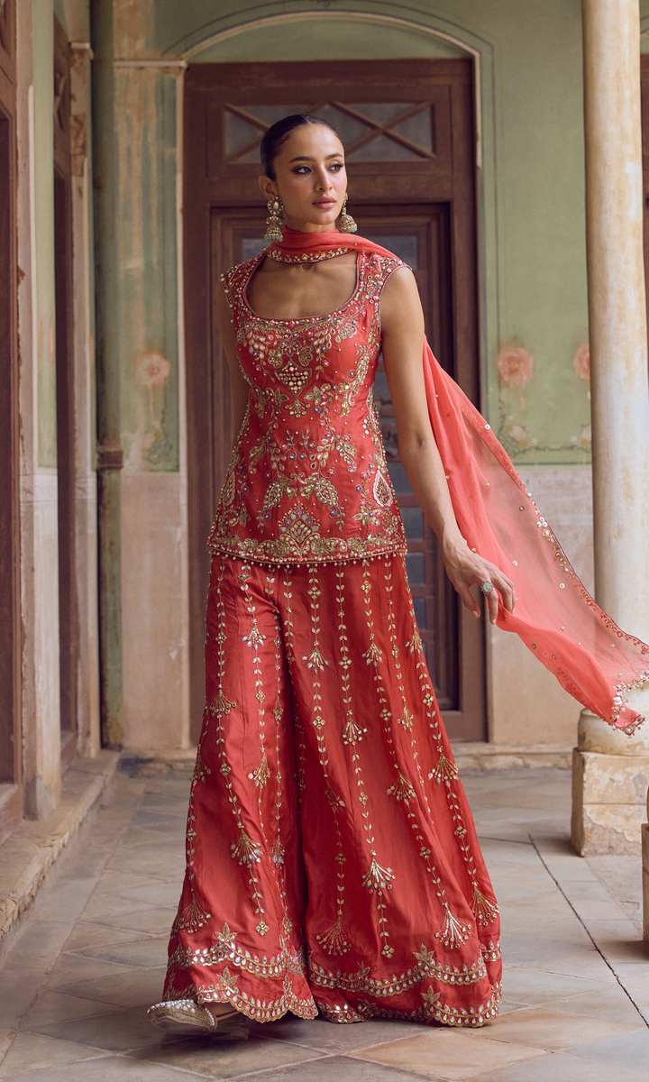 Roohani Sharara Set