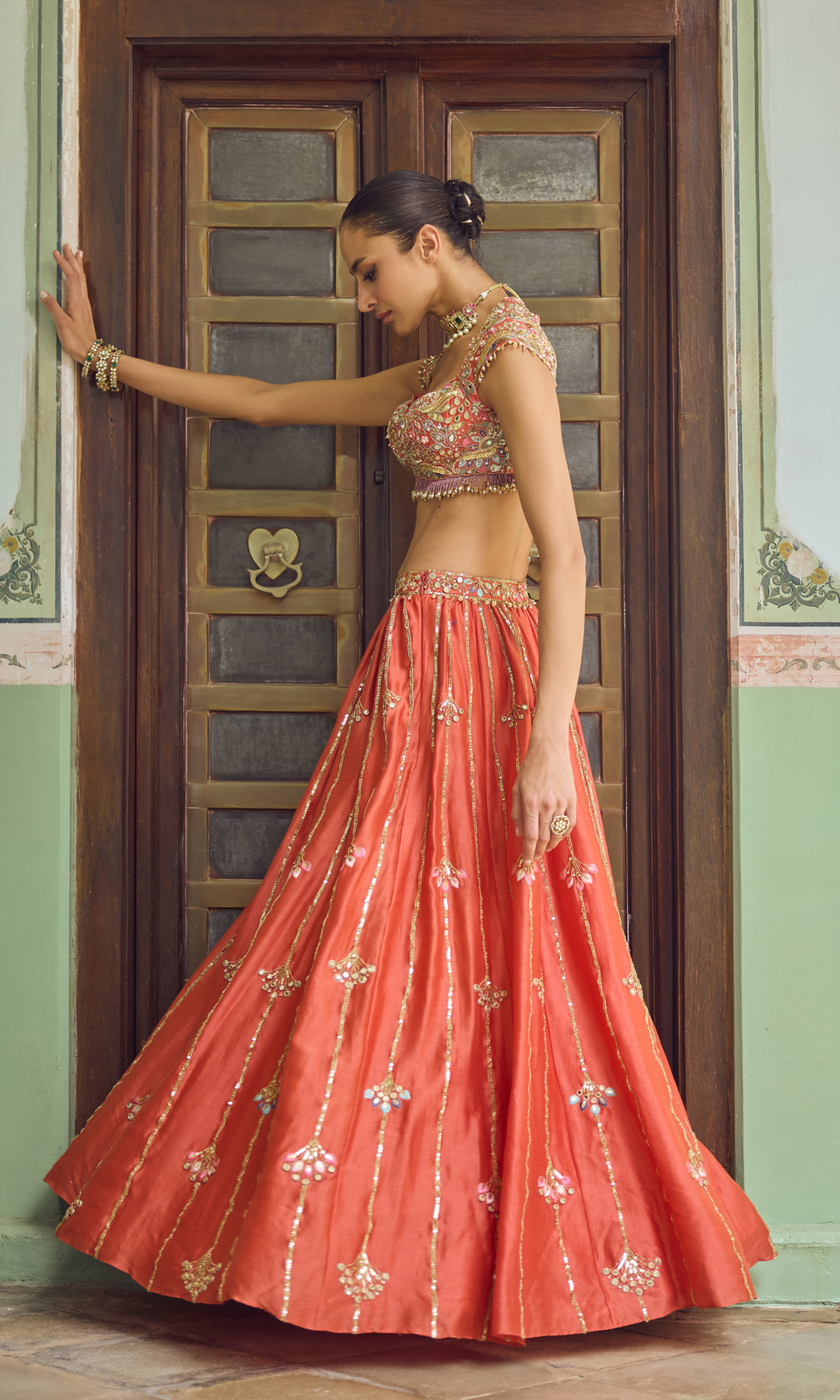 Gerua Lehenga