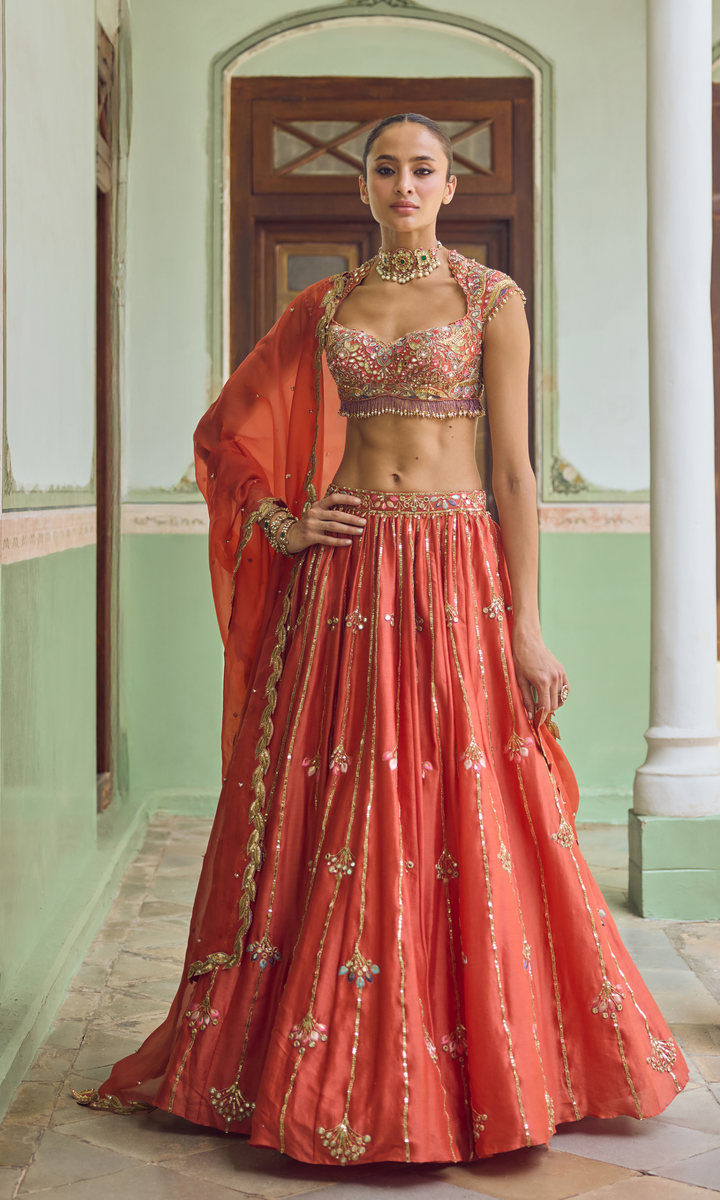 Gerua Lehenga