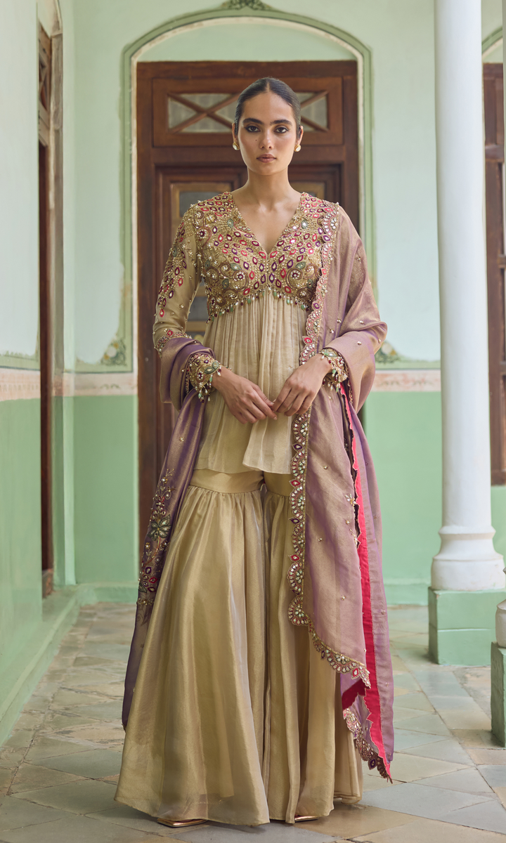 Nazia Gharara Set