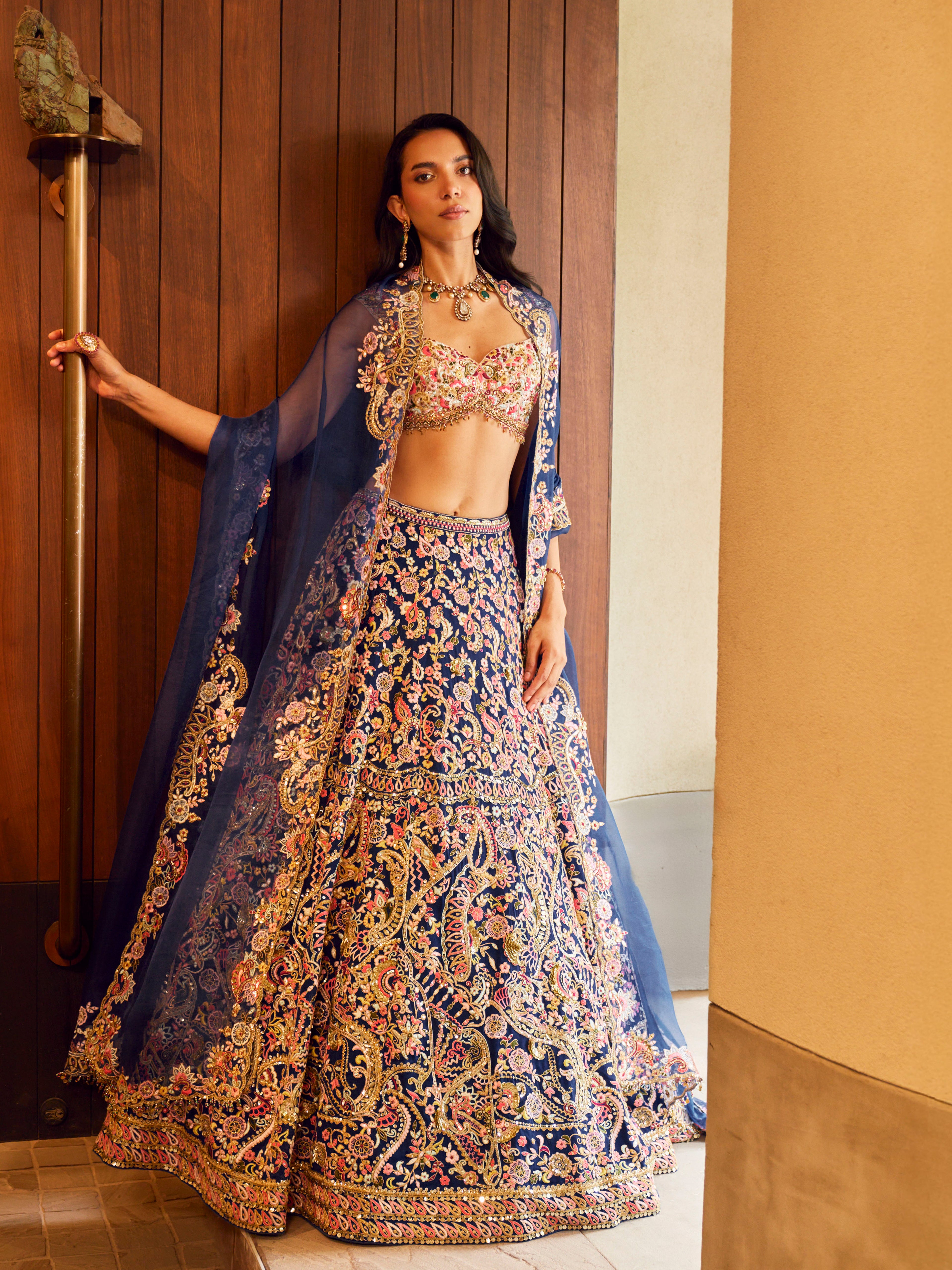 Royal Blue Lehenga Set