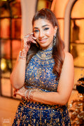 CHANDNI IN OUR SUFIYANA ROYAL BLUE LEHENGA