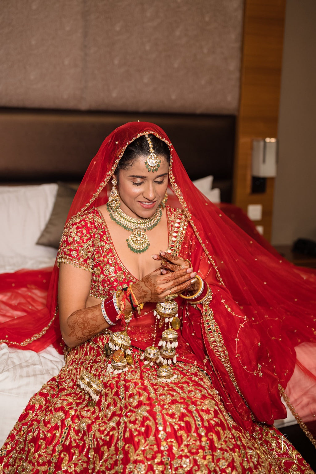 Dalima Chibbar In Our In Her Moment Ruby Red Lehenga Set