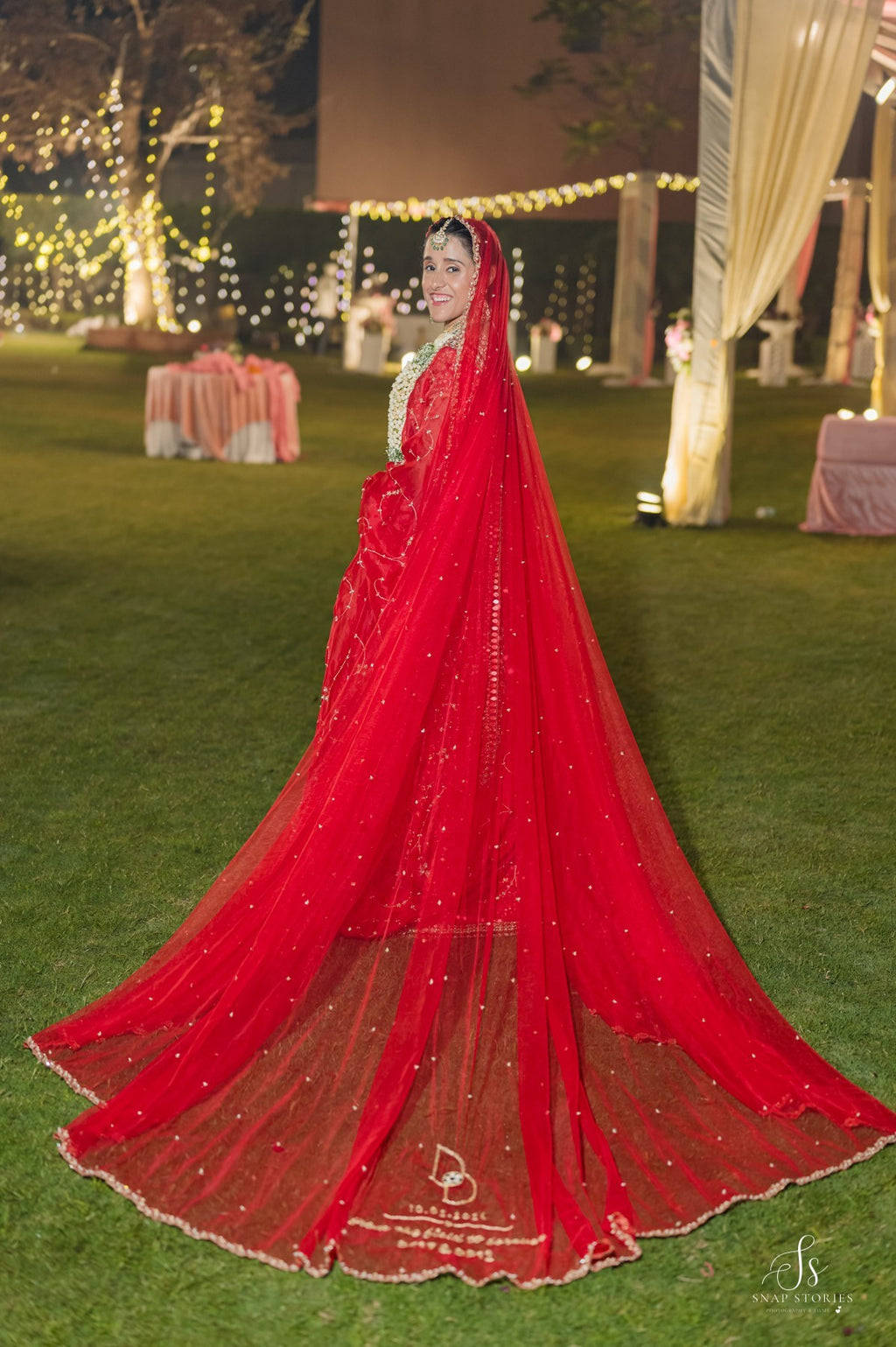 Dalima Chibbar In Our In Her Moment Ruby Red Lehenga Set
