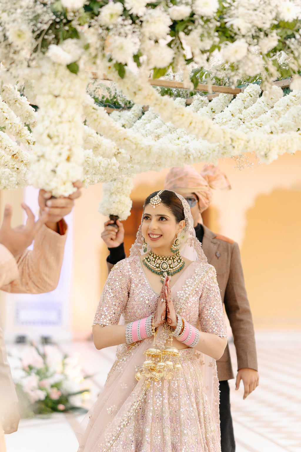 Tanisha Katyal In Our Serenade Rose Pink Mirror Lehenga