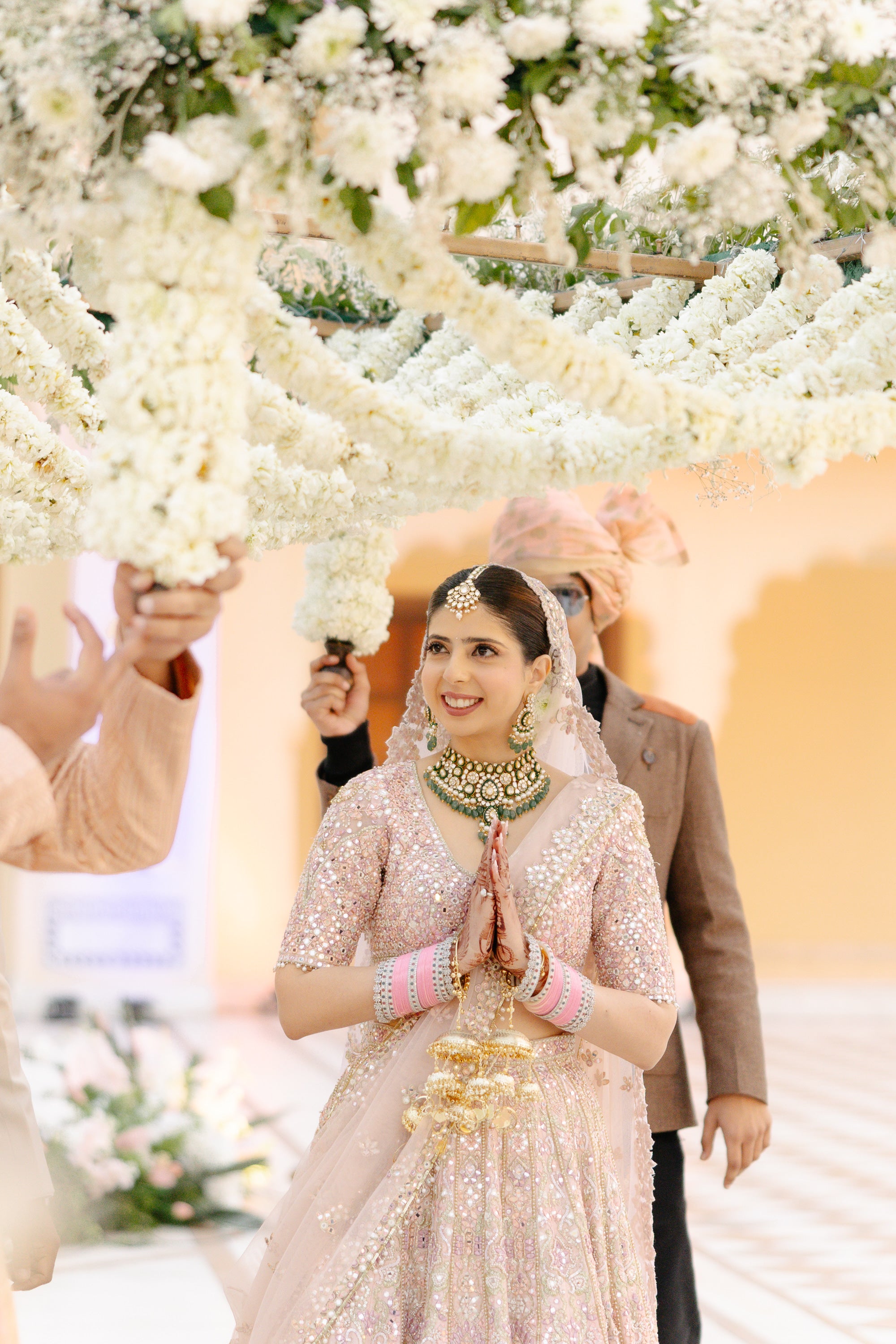 Tanisha Katyal In Our Serenade Rose Pink Mirror Lehenga