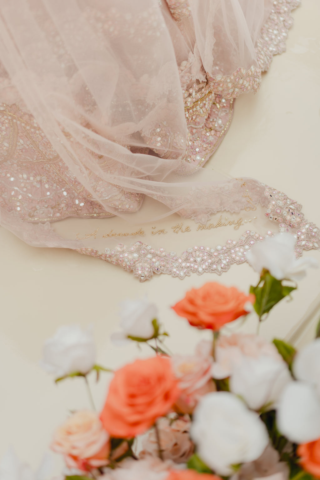 Roshni Badlani In Our Serenade Rose Pink Mirror Lehenga