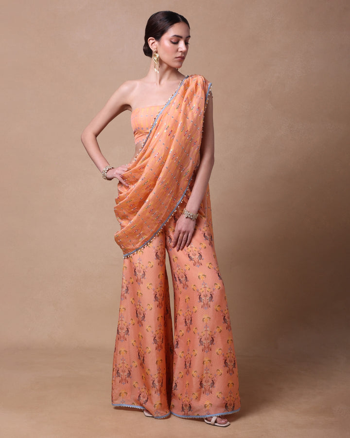 GARDENIA RHAPSODY PANT SAREE
