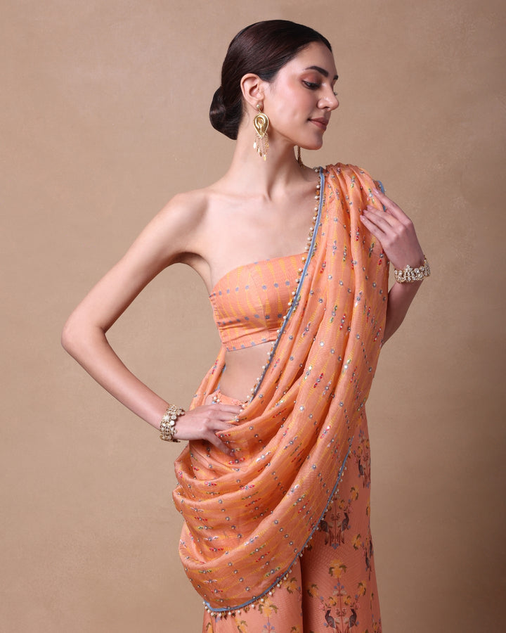 GARDENIA RHAPSODY PANT SAREE