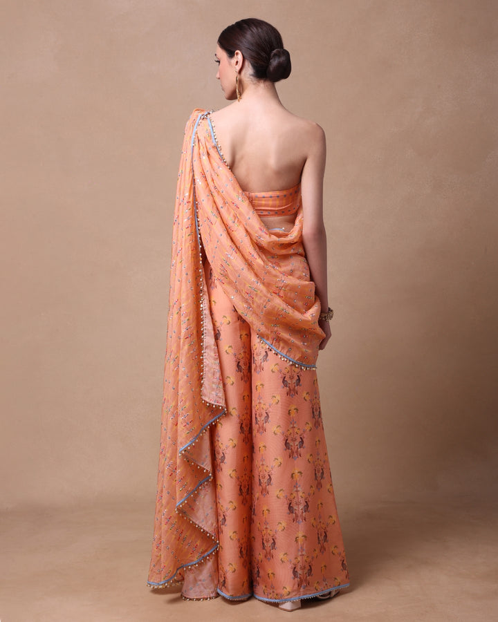 GARDENIA RHAPSODY PANT SAREE
