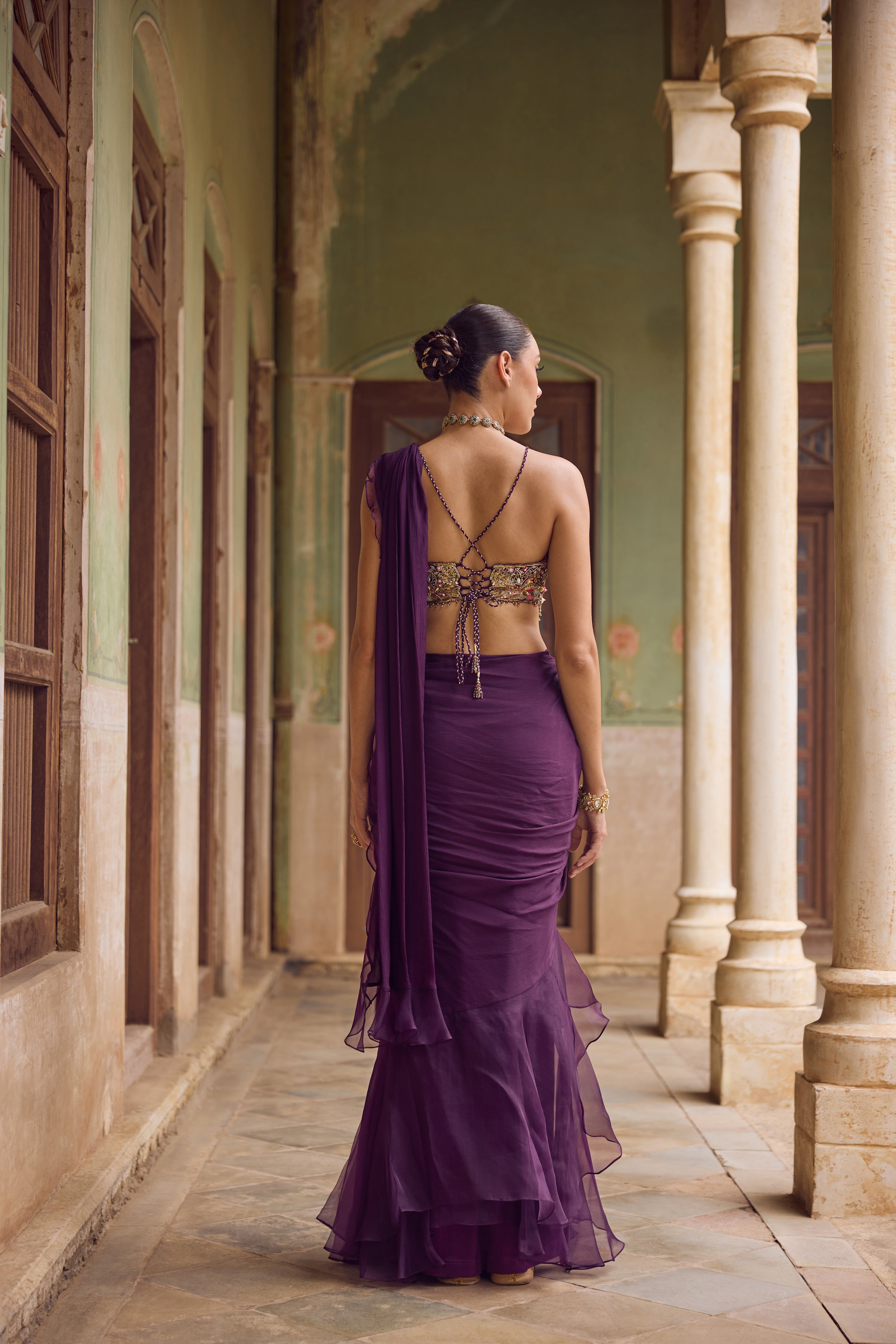 KASHIDA RUFFLE SAREE