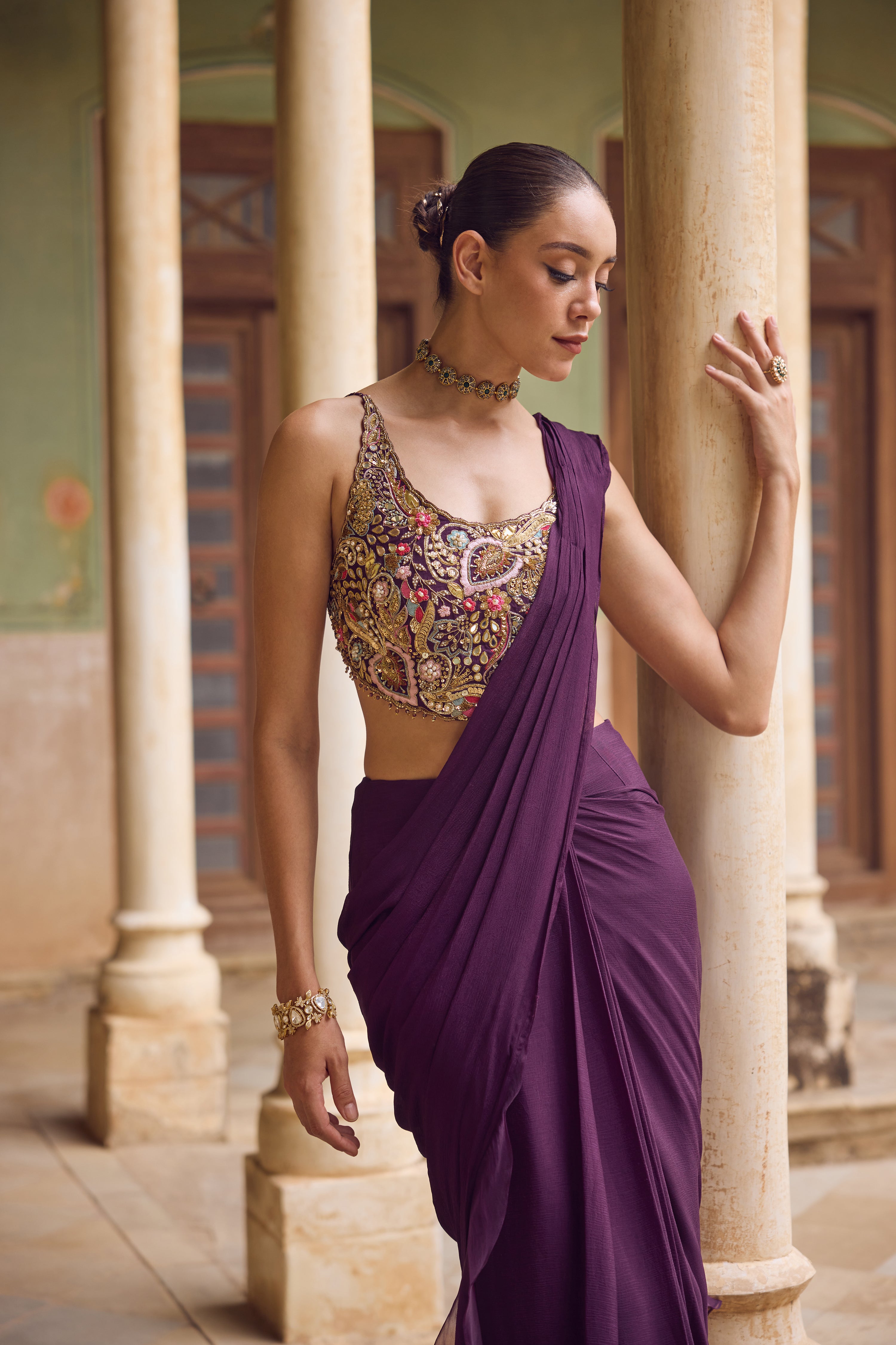 KASHIDA RUFFLE SAREE