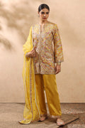 Mustard Kurta Set With Pants