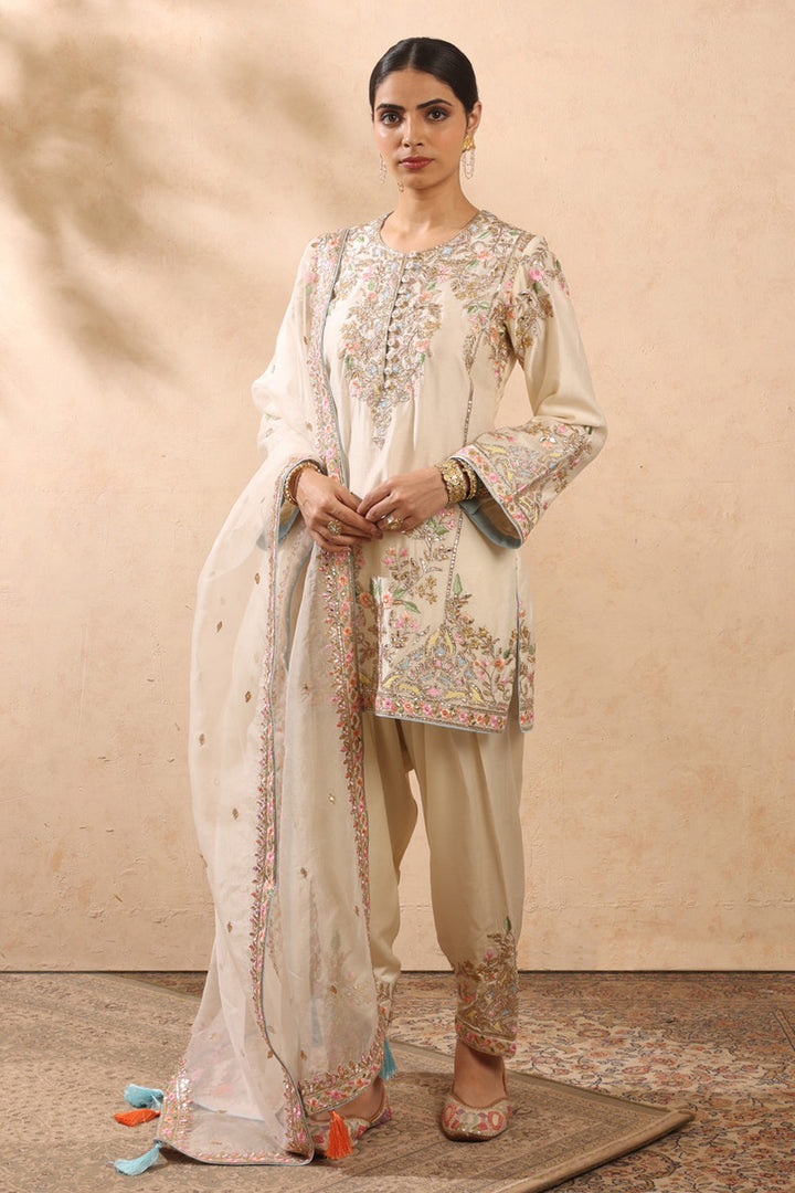 Ivory Kurta Salwar Set