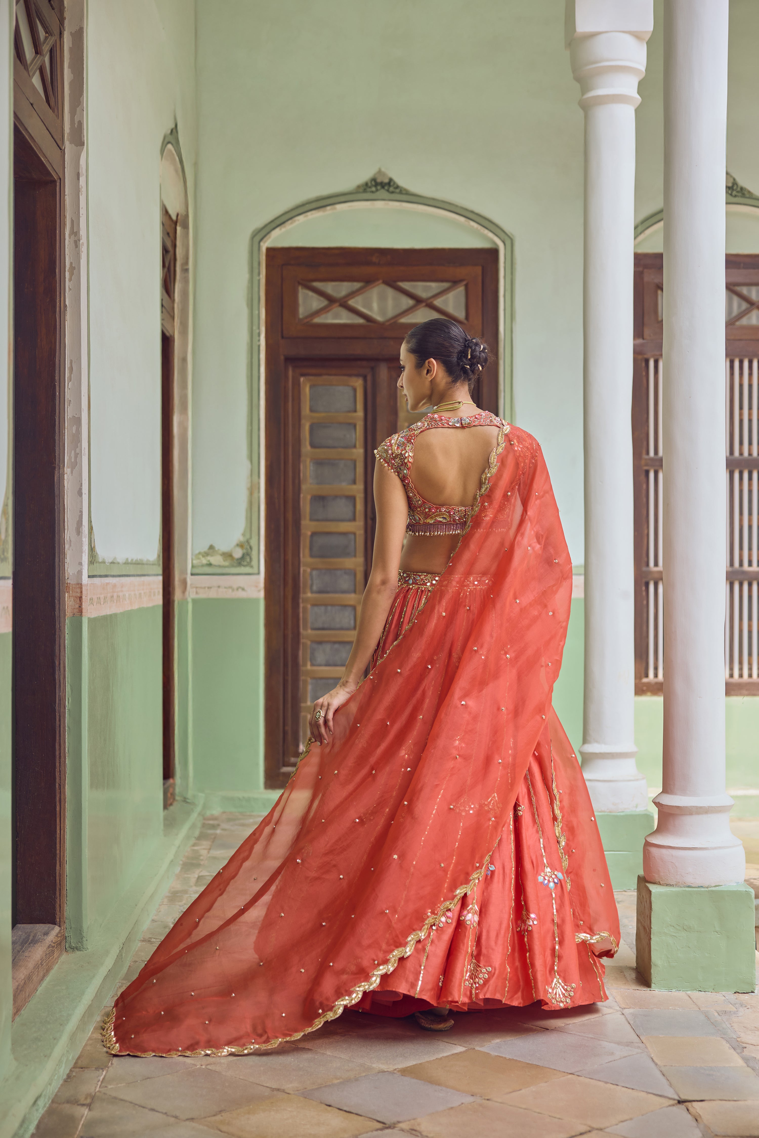 Gerua Lehenga