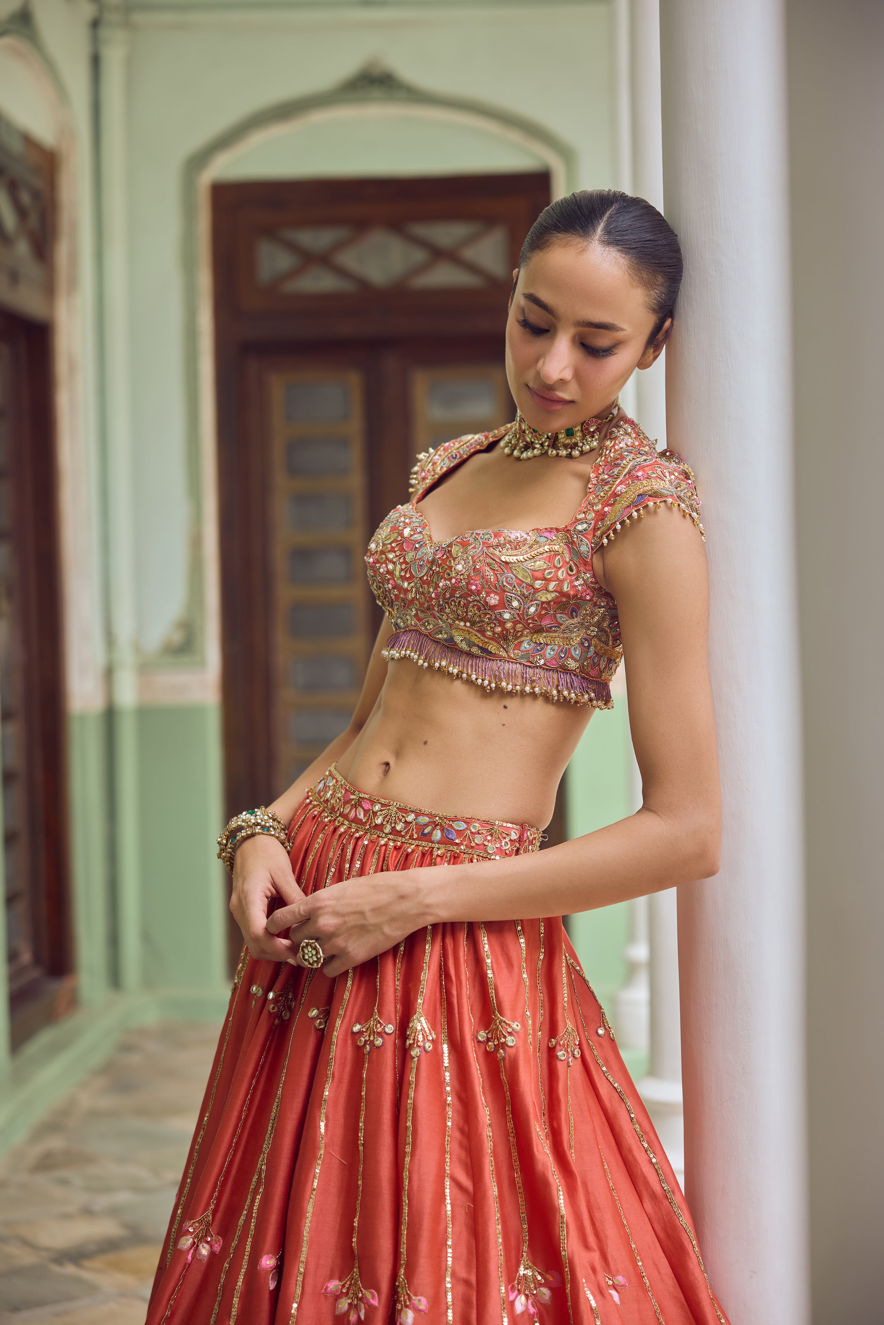 Gerua Lehenga