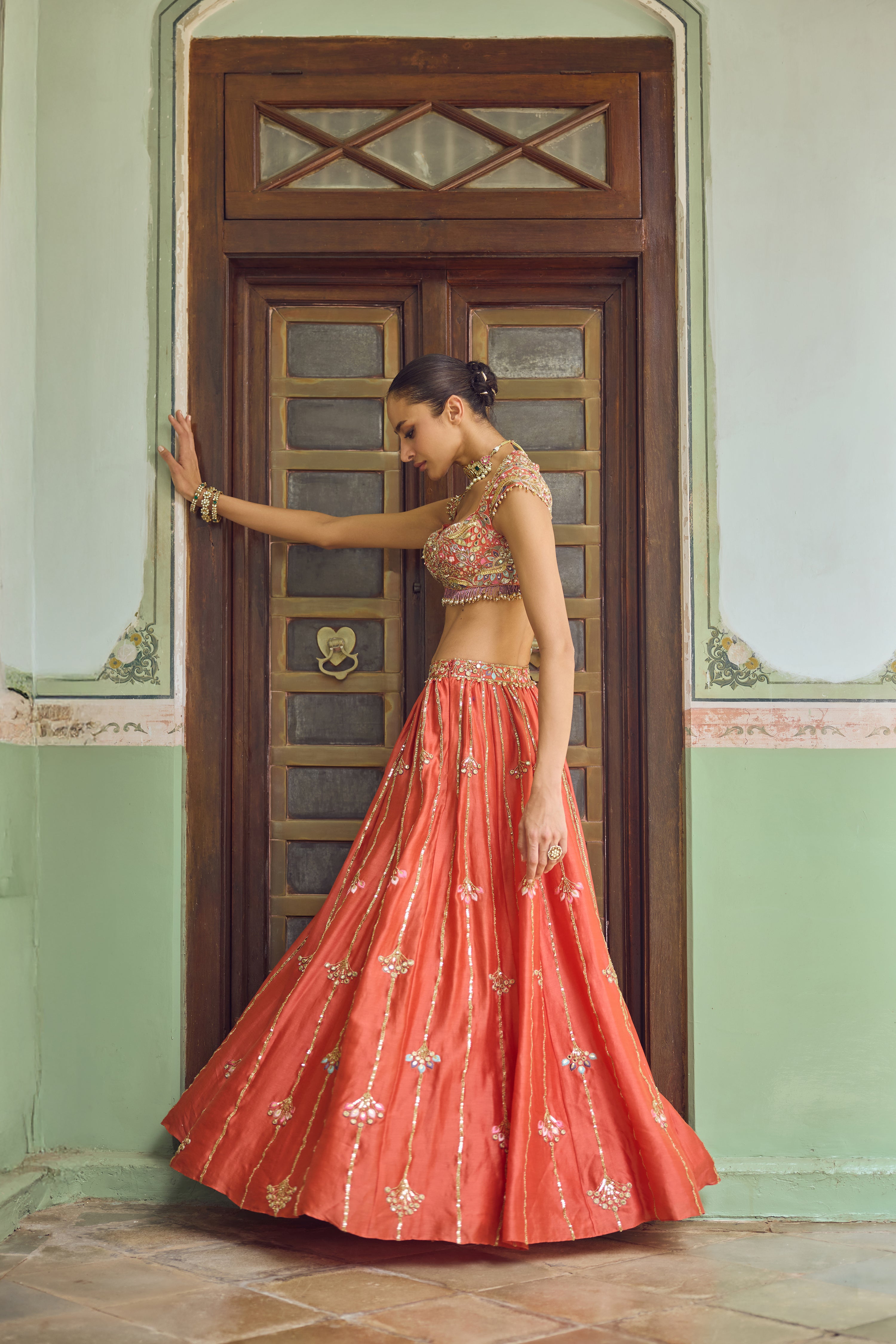 Gerua Lehenga