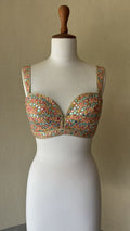 Multi mirror and foil blouse