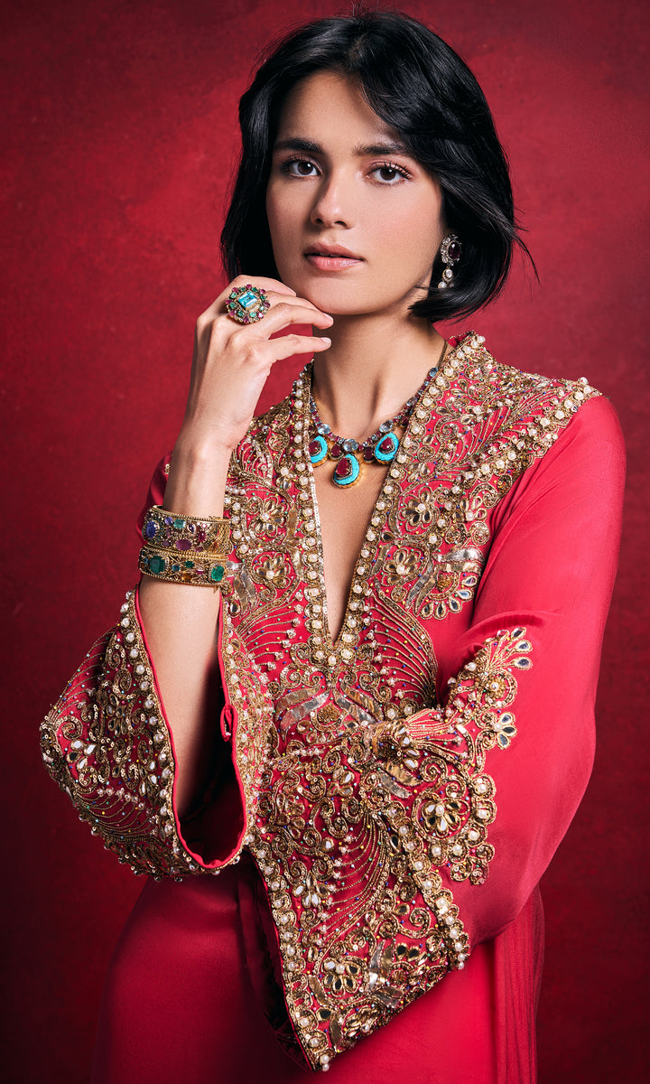 Fuchsia Pink Kaftan