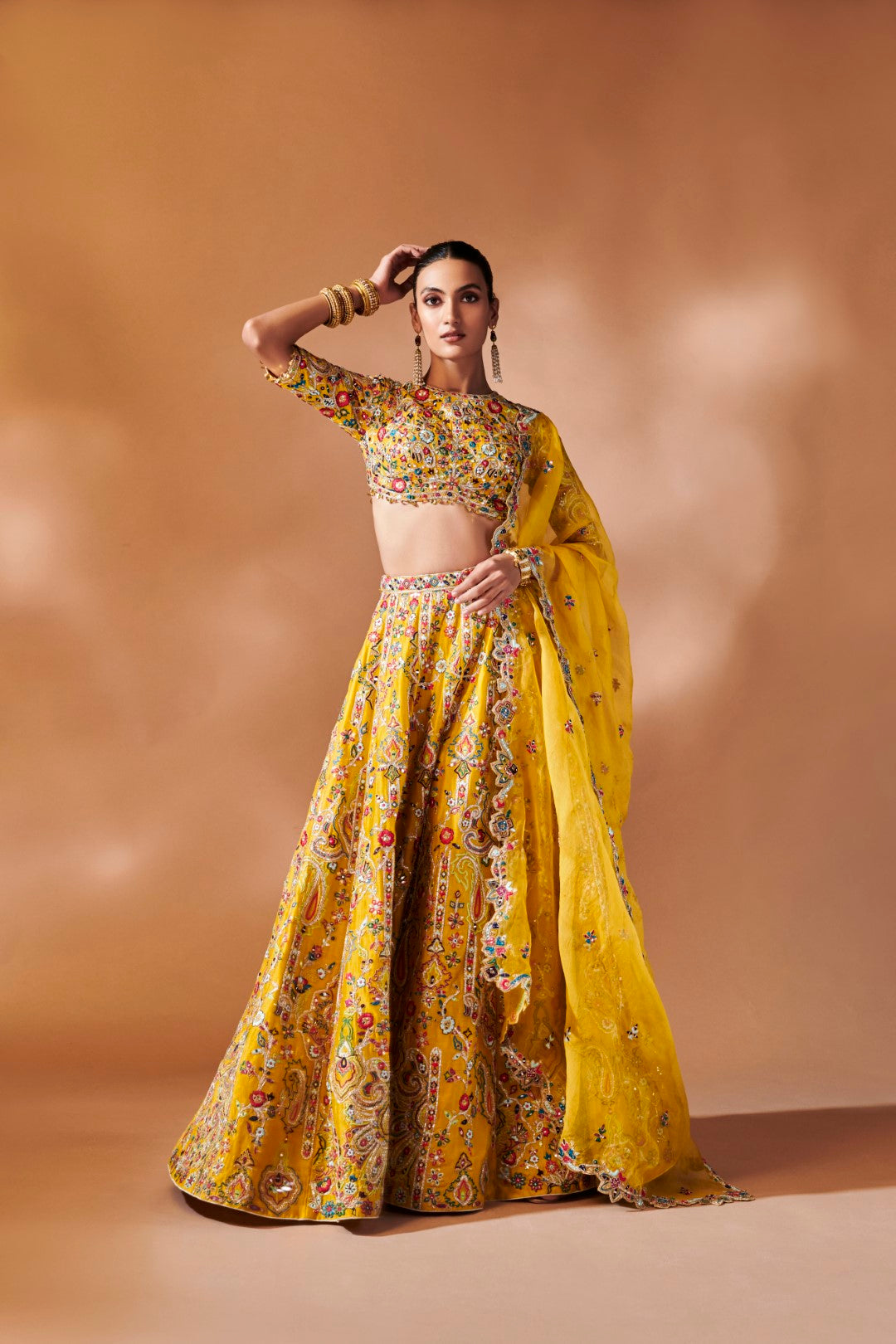 designer haldi dresses Haldi Ceremony Dresses