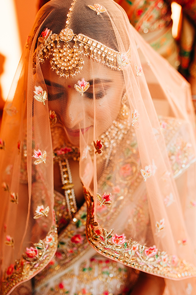 SHAINA KHURANA in a CUSTOMIZED Tamanna Punjabi Kapoor BRIDAL OUTFIT