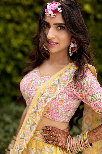 LAVINA PUNJABI in a CUSTOMIZED Tamanna Punjabi Kapoor BRIDAL OUTFIT