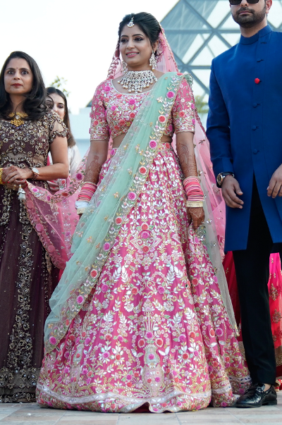 BINITA SONI in a CUSTOMIZED Tamanna Punjabi Kapoor BRIDAL OUTFIT