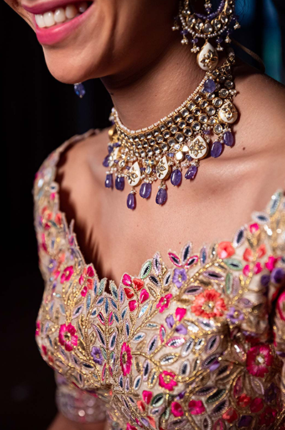 MYTHILA SHILKE in a CUSTOMIZED Tamanna Punjabi Kapoor BRIDAL OUTFIT
