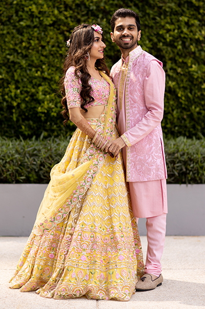 LAVINA PUNJABI in a CUSTOMIZED Tamanna Punjabi Kapoor BRIDAL OUTFIT