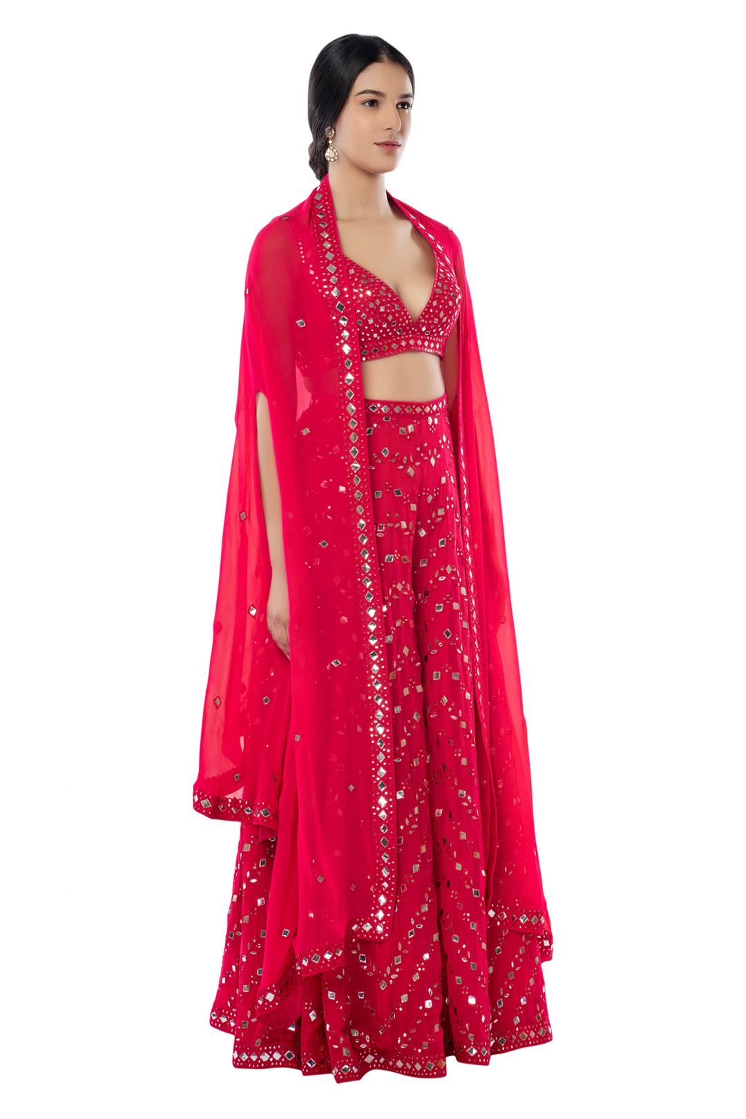 Pink High Waist Sharara
